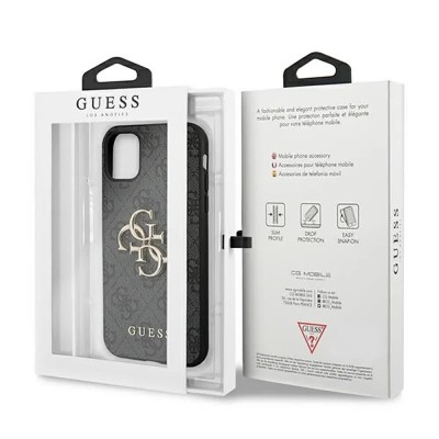 други,аксесоари,guess,guhcn614gmggr,iphone,11,6.1xr,4g,big,phone,case,clear,(grey,grey)