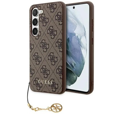 други,аксесоари,guess,guhcsa35gf4gbr,a35,a356,4g,charms,collection,phone,case,clear,(brown)