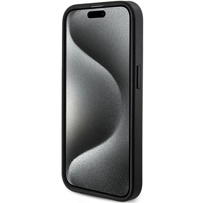други,аксесоари,guess,guhmp15lg4gfrk,iphone,15,pro,6.1,4g,collection,leather,phone,case,clear,(black)