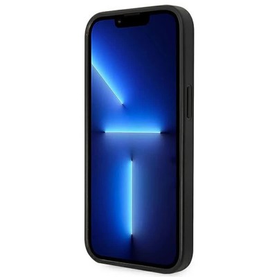 други,аксесоари,karl,lagerfeld,klhcp14msapkhk,iphone,14,plus15,plus,6.7,saffiano,karl`s,head,patch,phone,case,clear,(black)