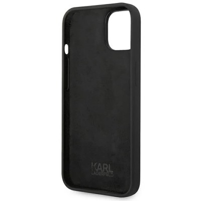 други,аксесоари,karl,lagerfeld,klhcp14mslctbk,iphone,14,plus15,plus,6.7,silicone,choupette,body,phone,case,clear,(black)