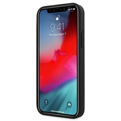 други,аксесоари,sourcing,amg,amhcp12ldolbk,iphone,12,pro,max,6.7,leather,hot,stamped,phone,case,clear,(black)