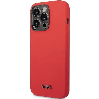 други,аксесоари,tumi,tuhcp14lsr,iphone,14,pro,6.1,liquid,silicone,phone,case,orange,(red)