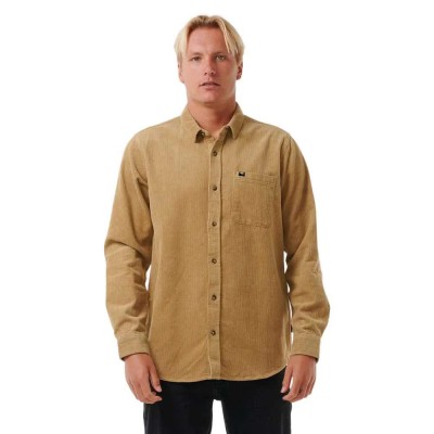 риза,с,дълъг,ръкав,мъжки,ризи,rip,curl,classic,surf,cord,long,sleeve,shirt,brown,(dark,khaki)