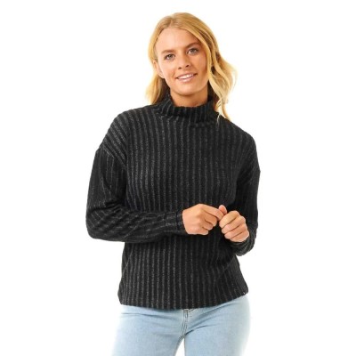 поларена,блуза,дамски,блузи,rip,curl,cosy,fleece,sweatshirt,black