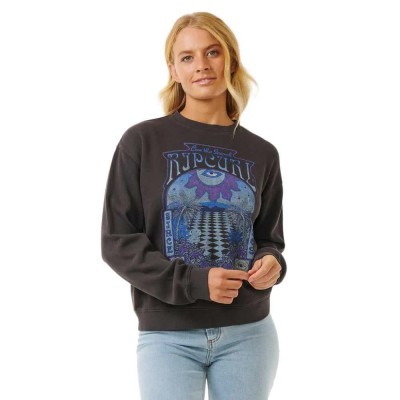блуза,дамски,блузи,rip,curl,slow,down,relaxed,sweatshirt,grey