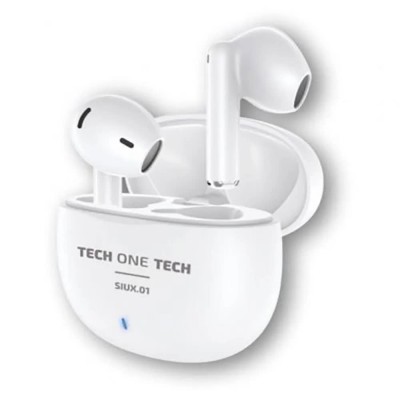 слушалки,слушалки,tech,one,tech,siux.01,tec1401,tws,wireless,earphones,white,(white)