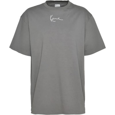 тениска,мъжки,тениски,karl,kani,small,signatura,essential,short,sleeve,t,shirt,grey,(anthracite)