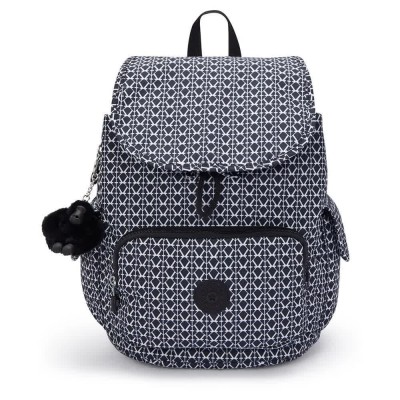 раница,раници,kipling,city,pack,s,13l,backpack,black,(signature,print)
