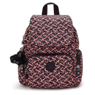 раница,раници,kipling,city,zip,mini,9l,backpack,dancing,bouquet,(black)