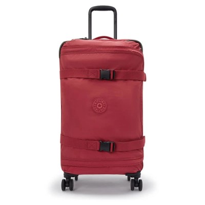 куфари,kipling,spontaneous,m,71l,trolley,bag,funky,red,(red)
