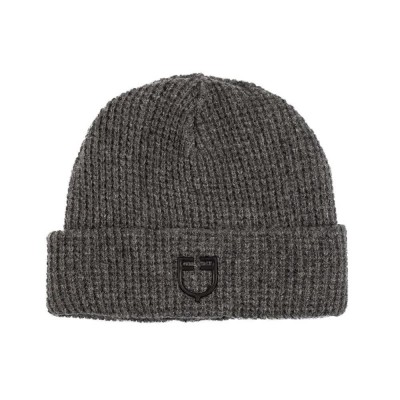 шапка,всички,шапки,equestro,knitted,pattern,beanie,melange,grey,(grey)