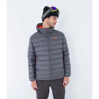 яке,мъжки,якета,hurley,cayuga,puffer,jacket,dark,stone,grey,(grey)