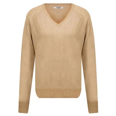 блуза,дамски,пуловери,дамски,плетени,дрехи,deeluxe,amalia,v,neck,sweater,golden