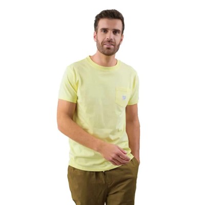 тениска,мъжки,тениски,deeluxe,basito,short,sleeve,t,shirt,lemon,(yellow)