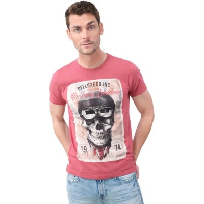 тениска,мъжки,тениски,deeluxe,clem,short,sleeve,t,shirt,marsala,(pink)