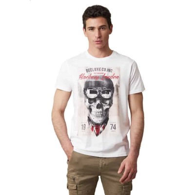 тениска,мъжки,тениски,deeluxe,clem,short,sleeve,t,shirt,white