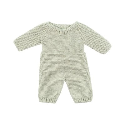 детски,пижами,miniland,knitted,32,cm,long,sleeve,sleepsuit,beige,(green)