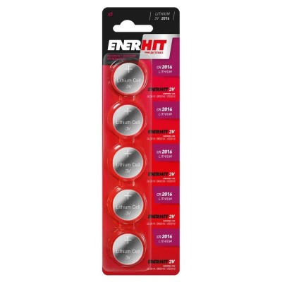 батерии,enerhit,lithium,button,cell,cr,2016,3v,red,(grey)