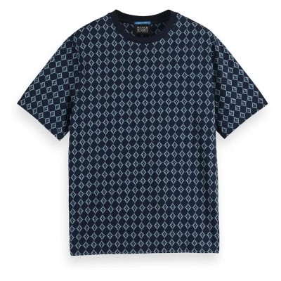тениска,мъжки,тениски,scotch,&,soda,178487,short,sleeve,t,shirt,blue
