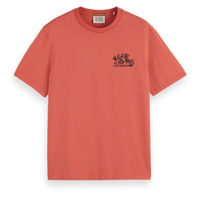 тениска,мъжки,тениски,scotch,&,soda,178489,short,sleeve,t,shirt,orange
