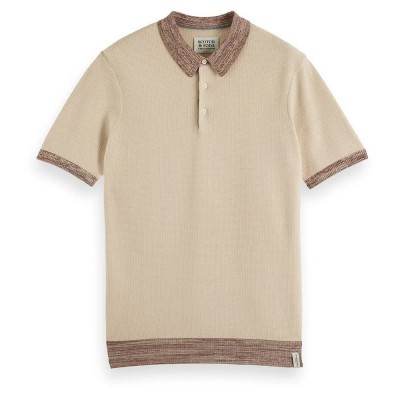 мъжки,блузи,с,яка,scotch,&,soda,178518,short,sleeve,polo,beige