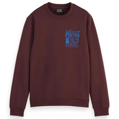 блуза,мъжки,пуловери,scotch,&,soda,178751,sweatshirt,brown