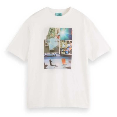 тениска,мъжки,тениски,scotch,&,soda,180420,short,sleeve,t,shirt,white
