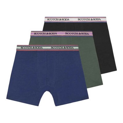 боксерки,мъжко,бельо,scotch,&,soda,ssfa24m152062,boxers,3,units,green,black,(multicolor)
