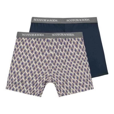 боксерки,мъжко,бельо,scotch,&,soda,ssfa24m272030,boxers,2,units,navy,white,(white,blue)