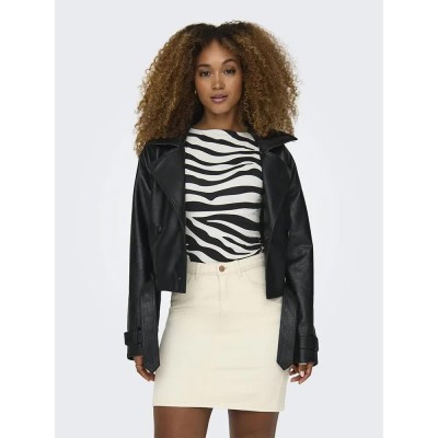 тениска,дамски,тениски,only,lea,2,ways,sleeveless,t,shirt,white,black,(cloud,dancer,black,zebra)