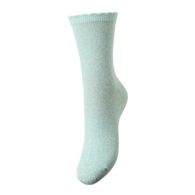 чорапи,дамски,чорапи,pieces,sebby,glitter,long,long,socks,green,(dusty,aqua,toned,lurex)