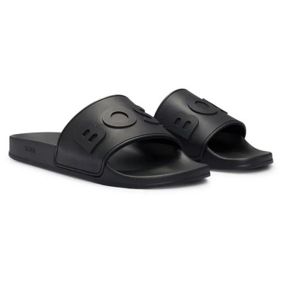 мъжки,джапанки,и,чехли,boss,kirk,slides,black,(black)