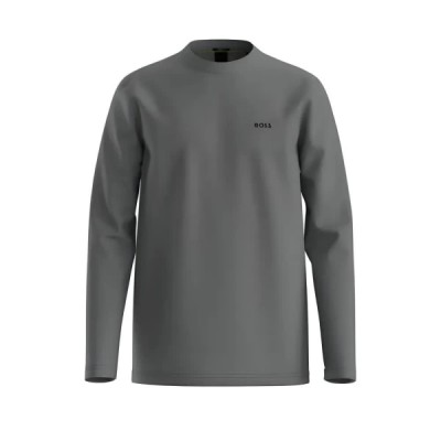 тениска,мъжки,тениски,boss,long,10256064,long,sleeve,t,shirt,058,light,pastel,grey,(grey)