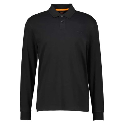 тениска,мъжки,тениски,дамски,тениски,boss,pe,interlock,10265826,orange,long,sleeve,t,shirt,black,(black)