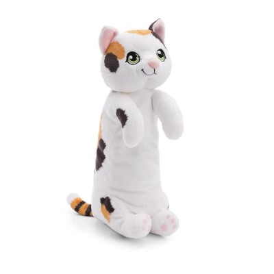 канцеларски,принадлежности,nici,cat,lucky,cat,12x12x25,cm,pencil,case,white,(multicolor)