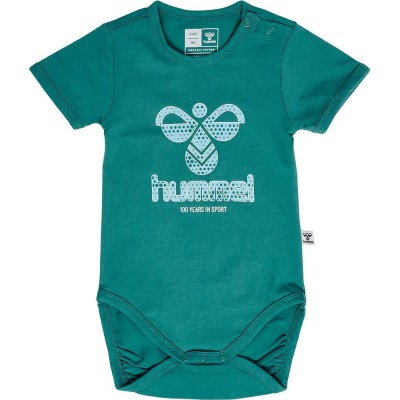детски,облекла,за,момчета,hummel,azur,short,sleeve,body,sea,pine,(green,blue)