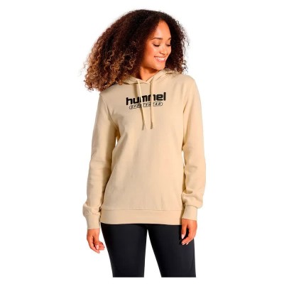 суичър,дамски,блузи,hummel,booster,hoodie,wood,ash,(beige)