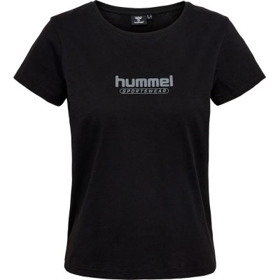 тениска,дамски,тениски,hummel,booster,short,sleeve,t,shirt,black