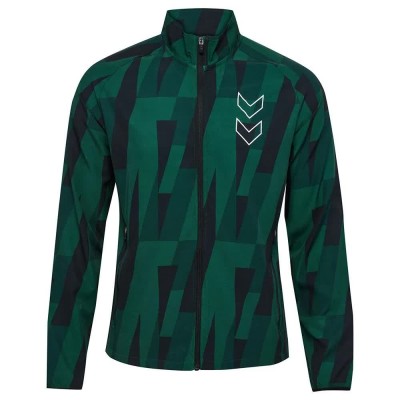 яке,мъжки,якета,hummel,court,aop,jacket,green,(rain,forest)