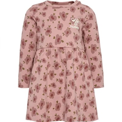 рокля,детски,поли,и,рокли,hummel,fjora,long,sleeve,dress,pink,(3228)
