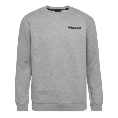 блуза,мъжки,пуловери,hummel,mover,cotton,sweatshirt,grey,melange,(grey)