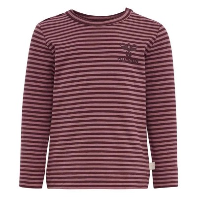 тениска,детски,тениски,hummel,mullet,long,sleeve,t,shirt,windsor,wine,(purple)