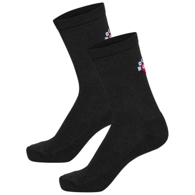 чорапи,мъжки,чорапи,hummel,roligan,short,socks,2,pairs,black,(black)