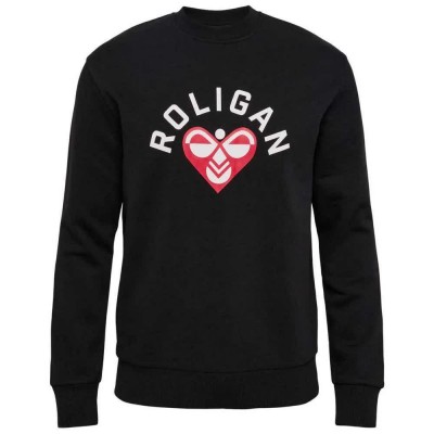 блуза,мъжки,пуловери,hummel,roligan,sweatshirt,black