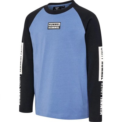 тениска,детски,тениски,hummel,unity,long,sleeve,t,shirt,blue