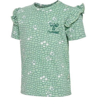 тениска,детски,тениски,hummel,zanzi,short,sleeve,t,shirt,green,(silt,green)