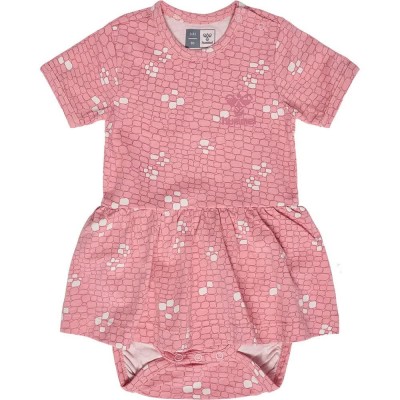 рокля,детски,поли,и,рокли,hummel,zanzi,short,sleeve,dress,pink,(bridal,rose)