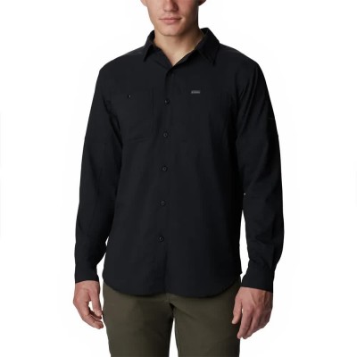 риза,с,дълъг,ръкав,мъжки,ризи,columbia,silver,ridge™,utility,lite,regular,long,sleeve,shirt,black