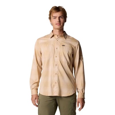 риза,с,дълъг,ръкав,мъжки,ризи,columbia,silver,ridge™,utility,lite,plaid,long,sleeve,shirt,canoe,large,(beige)